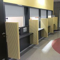 Partition wall acoustic panel 30230desk mountedmelaminelaminate