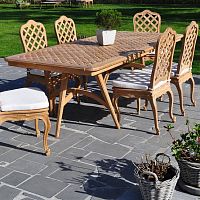 Louis XV style table J DT L15/230-Mwoodenrectangulargarden