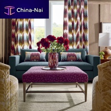 Curtain fabric KAMUT EMBROIDERYpatternedcottonviscose