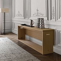 Contemporary sideboard table Cuma solid woodwood veneerwooden base