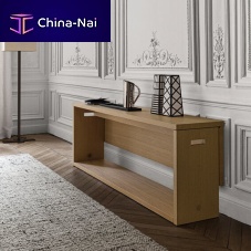 Contemporary sideboard table Cuma solid woodwood veneerwooden base