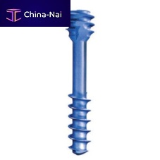 Small bone fragment compression bone screw headless