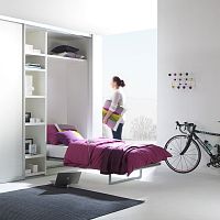 Wall bed UNFOLDsinglecontemporarycustom