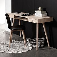 Contemporary desk CLASSICoakwalnutsolid wood