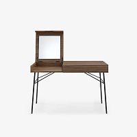 Contemporary dressing table Juliette wood veneerAmerican walnutMDF