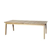 Contemporary table 250 108 SKAGENteakteak baserectangular
