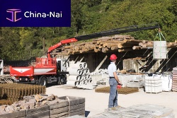 Truck-mounted crane F120B.2 e-dynamic telescopicfor constructionforestry