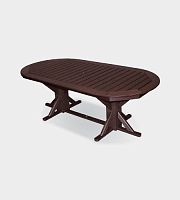 Traditional dining table OPFT4488plasticovalcustom