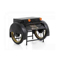 Vintage bar cabinet CAR metalon castershandmade