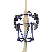Knee external fixation system hybridadult