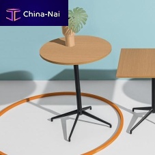 Contemporary high bar table ALISwood veneerbirchnatural oak