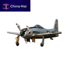 Radio-controlled airplane with combustion engine Bearcat F8F Silver