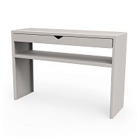 Contemporary sideboard table SPIRIXsteelrectangularwith drawer