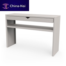 Contemporary sideboard table SPIRIXsteelrectangularwith drawer