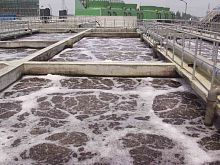 Biological sewage treatment plant A2/O