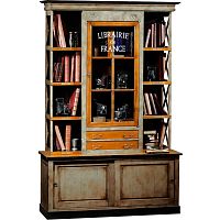 Free-standing bookcase MM-172traditionalwoodenglazed