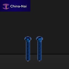 Maxillofacial compression bone screw MICS-1.2-S series