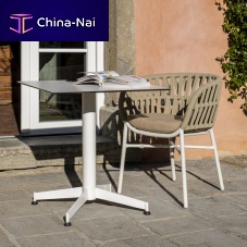 Contemporary table NIPPONcast ironHPLmetal base