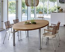 Contemporary dining table GM 2152oakwalnutsolid wood