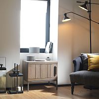 Traditional side table BRISTOLwoodenmetalrectangular