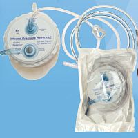 Wound drainage reservoir