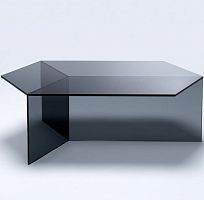 Contemporary coffee table ISOM OBLONGglasshomeindoor