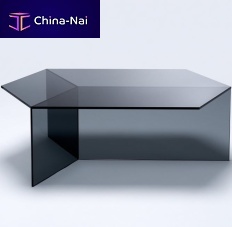 Contemporary coffee table ISOM OBLONGglasshomeindoor