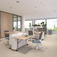 Stand-up desk Scrivania Mobilefree-standing2 personcontemporary
