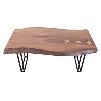Contemporary table DOAL metalmetal baserectangular