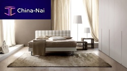 Double bed TENDERcontemporarywith upholstered headboardupholstered