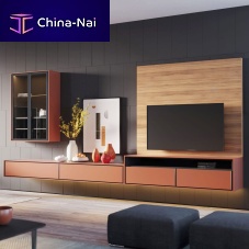 Contemporary TV wall unit MODE COMPOSITION 02lacquered MDFmelaminemodular