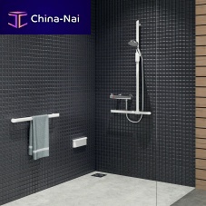 Aluminum grab bar Be-Line® straightwall-mountedcommercial