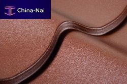 Steel roofing panel AGATE, ROMA, ROMA PREMIUM, ONYXpolyurethaneroof tile lookmodular