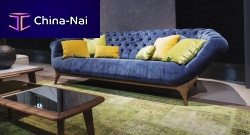 Chesterfield sofa 440 VICTORfabricleatherbrown