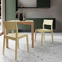 Scandinavian design dining table Piafoaklaminateoak base