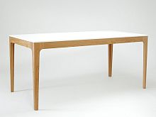 Contemporary dining table HOME Corian®oaklacquered wood