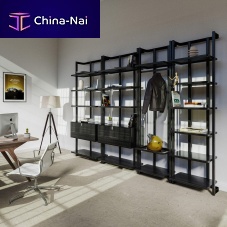 Free-standing bookcase modularcontemporaryoak