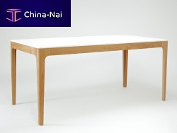 Contemporary dining table HOME Corian®oaklacquered wood