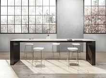 Contemporary high bar table BRIEFINGwoodenlaminaterectangular