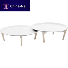 Contemporary coffee table TRAYashacrylicround