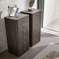 Contemporary chiffonier Kubeoaklacquered MDFleather