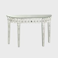 Console table with mirror venetian styleMurano glasssemicircular