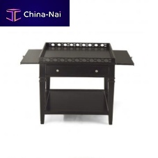 Contemporary side table MARAISsolid woodsquarehome