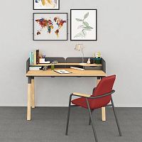 Contemporary desk SARDESmelamine4-leggedacoustic