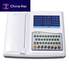 Resting electrocardiograph ECG-812112-channeldigitalwith printer