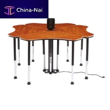 Contemporary table INNOVATION SERIES steelpowder-coated steelhigh-pressure laminate