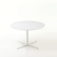 Contemporary table FLORApowder-coated steelsteel baseround