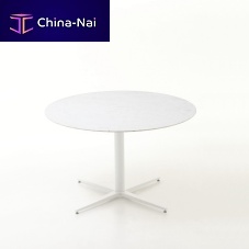 Contemporary table FLORApowder-coated steelsteel baseround