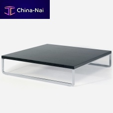 Contemporary coffee table Mare Toakmetal baserectangular