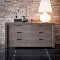 Contemporary chest of drawers CM351 lacquered woodnot specifiedbrown